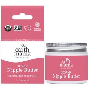 Earth Mama nipple butter for soothing and healing of nipples while breastfeeding and pumping