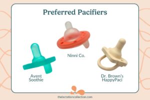 Good Latching Pacifier Best Pacifiers for Breastfed Babies - The Lactation Collection