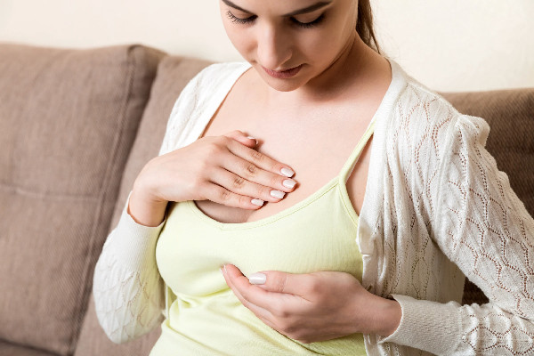 light breast massage